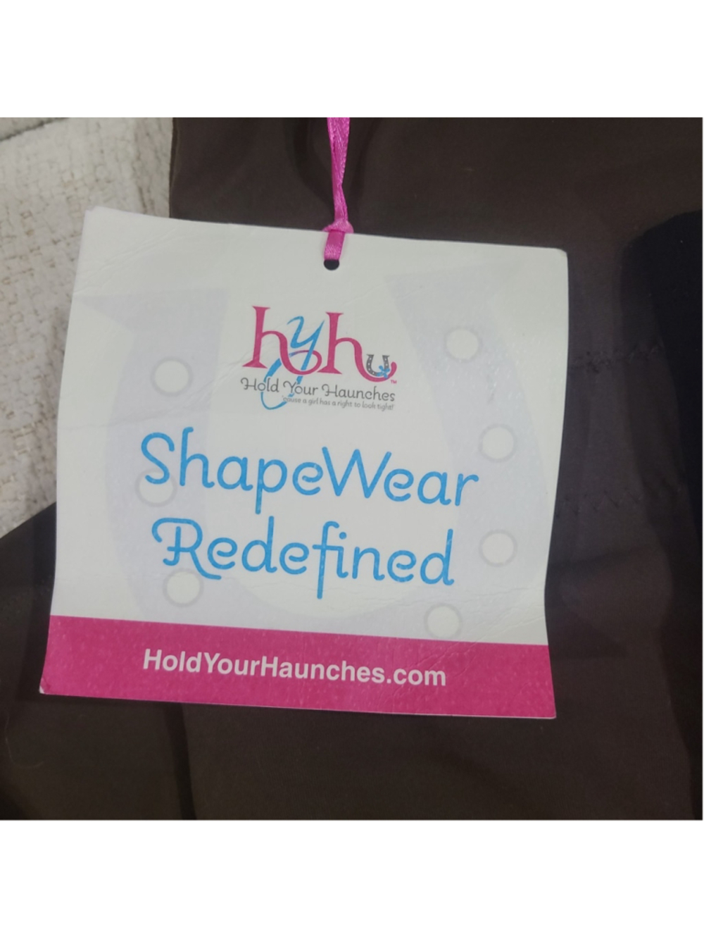 Lot Of 3 NEW Hold Your Haunches Brown Black Shapewear Leggings Sz Large Bootcut - Picture 2 of 12